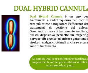 Ago per trattamento a radiofrequenza DHC DUAL RF